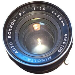 Minolta Auto Rokkor-pf 1:1.8 f=55mm 4460100 Camera Lens